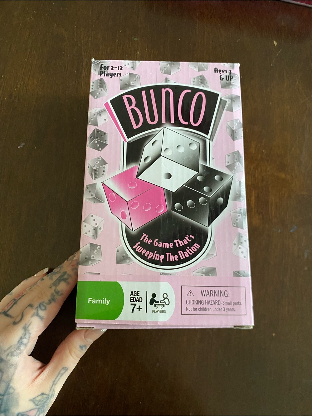 Pink Bunco Game Set